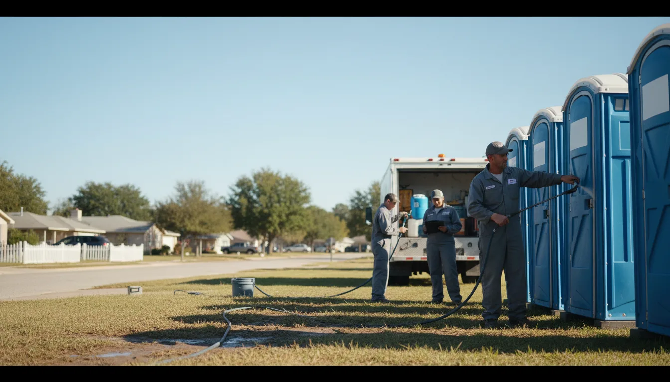 Long-Term Portable Toilet Rental in Denton, KS near me
